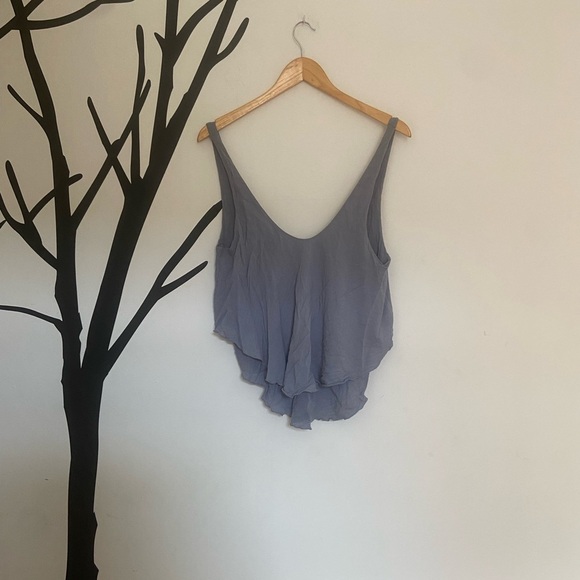 Intimately Free People sea blue boho tank - Picture 3 of 7